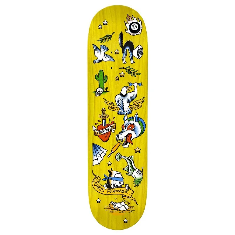 Anti Hero Deck Pfanner No Regerts True Fit Skateboard Deck - 8.25"