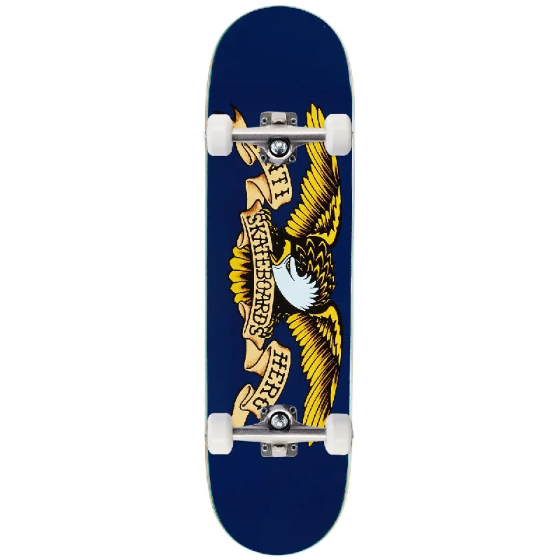 Anti-Hero Easy Rider Classic Eagle Navy Skateboard Complete - Navy - 8.50"