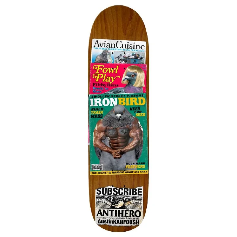 Anti Hero Pro Deck Kanfoush Pigeon Vision Skateboard Deck - 8.55"