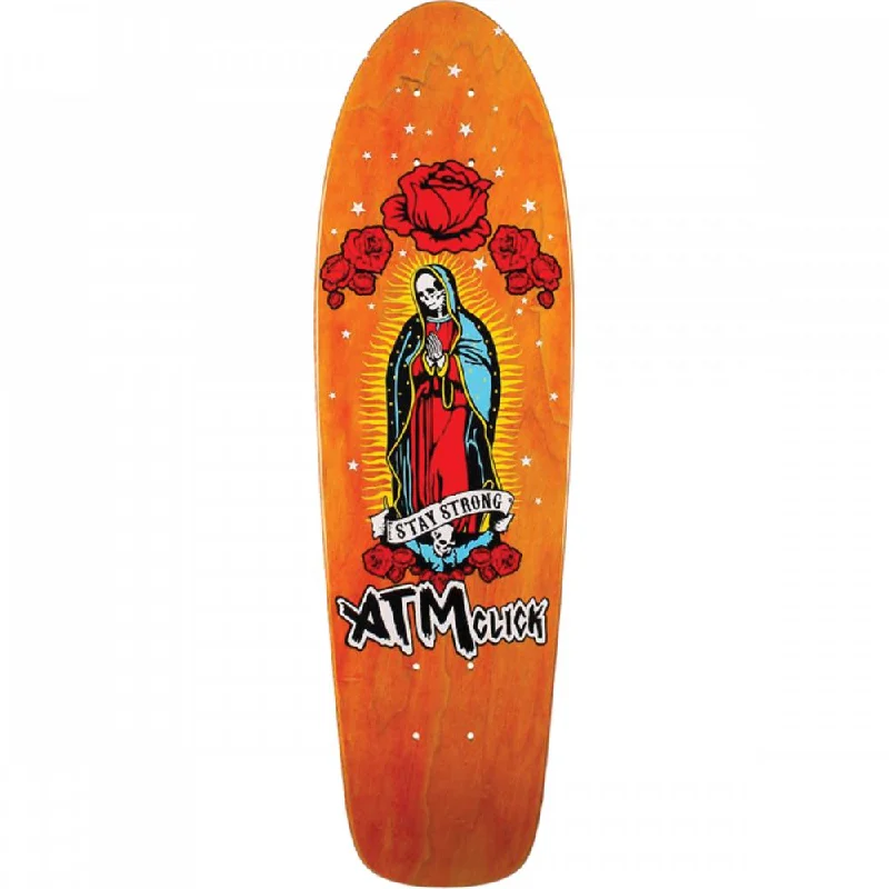 ATM Mary Cruiser 7.6" Orange Skateboard Deck