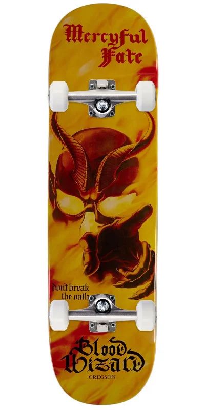 Blood Wizard x Mercyful Fate Gregson Stubby Skateboard Complete - 8.50"