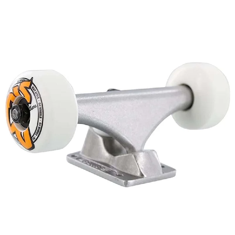 Bullet Skateboard Trucks Assembly with OJ Logo Wheels 101a 53mm Silver 145mm