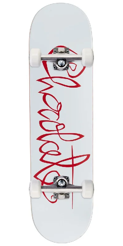 Chocolate OG Script Trahan Skateboard Complete - 8.50"