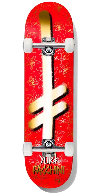 Deathwish Yuri Gang Logo Orchids Skateboard Complete - 8.25"