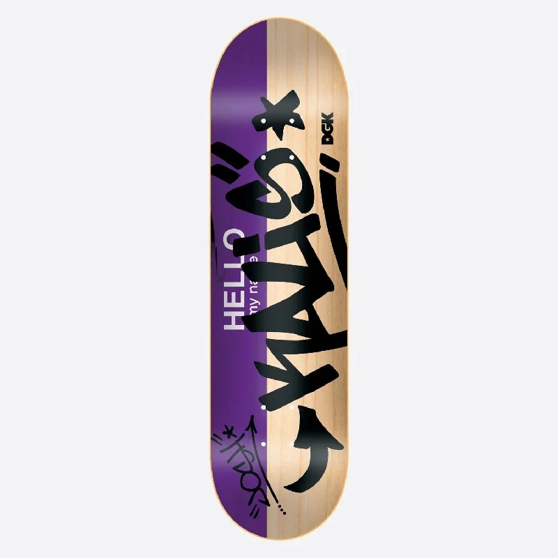 DGK Hello My Name Is Josh Kalis Skateboard Deck - 8.06"