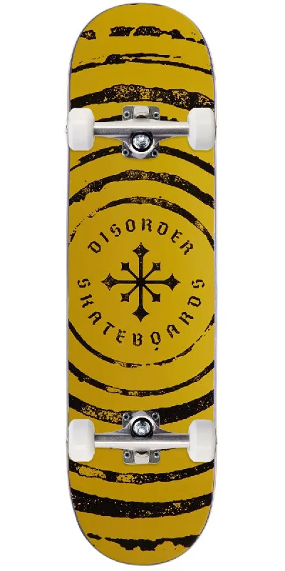 Disorder Spun Skateboard Complete - Yellow - 8.12"