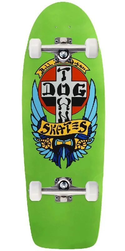 Dogtown Bull Dog 70s Classic Skateboard Complete - Lime Green Full Dip - 10.00"