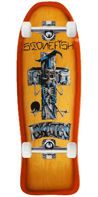 Dogtown Stonefish Reissue Skateboard Complete - Yellow/Orange Fade - 10.125"