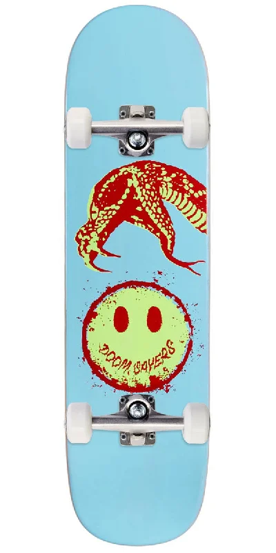 Doom Sayers Never Bite Square Tail Skateboard Complete - Blue - 8.50"