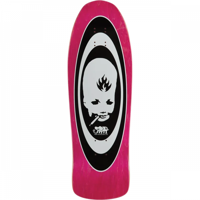 Black Label Thumbhead Oval 12xu Skateboard Deck -10x31.25 Asst.Stain DECK ONLY