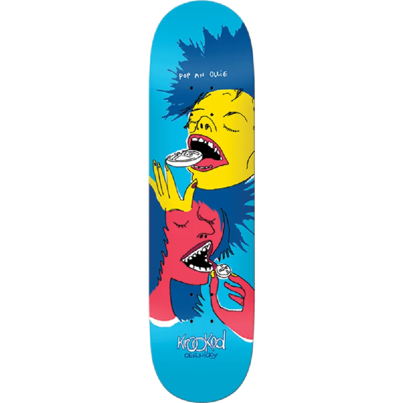 Krooked Cernicky Popped Skateboard Deck -8.38 DECK ONLY