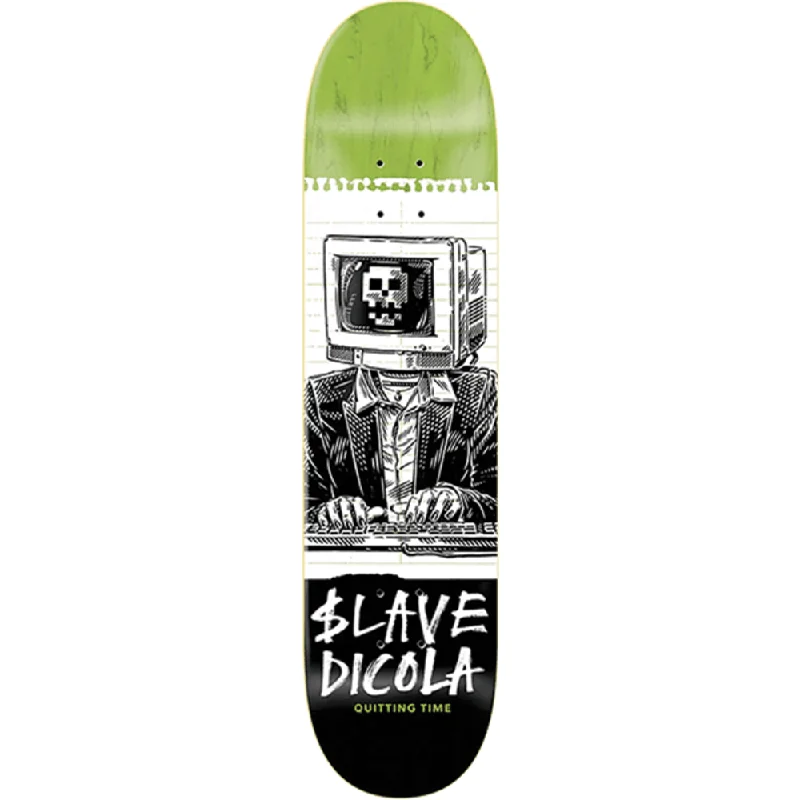 Slave Dicola Quitting Time Skateboard Deck -8.5 DECK ONLY