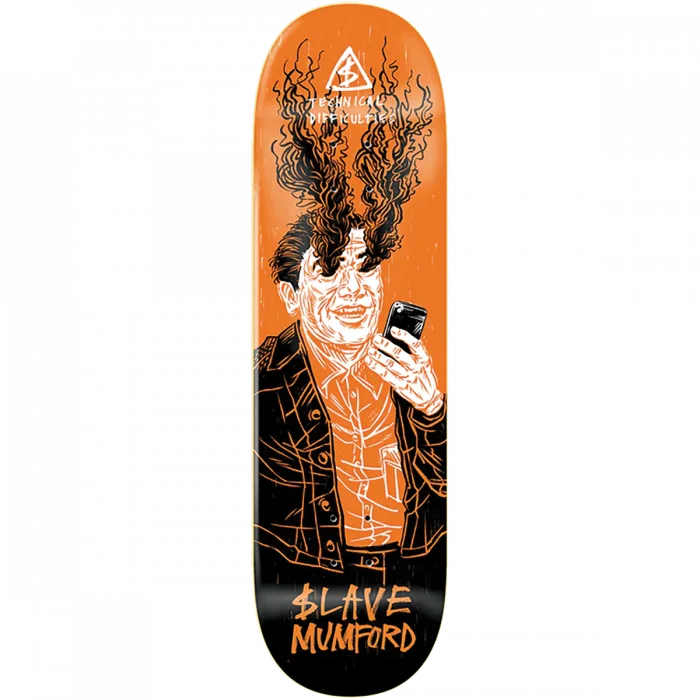 Slave Mumford Technical Difficulties Skateboard Deck -9.0 DECK ONLY