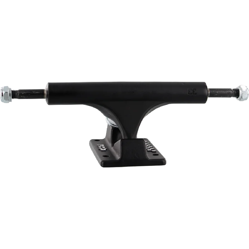 Ace Classic High Truck 33/5.375 Matte Black Skateboard Trucks (Set of 2)