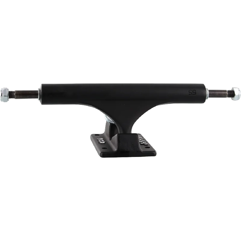 Ace Classic High Truck 55/6.375 Matte Black Skateboard Trucks (Set of 2)