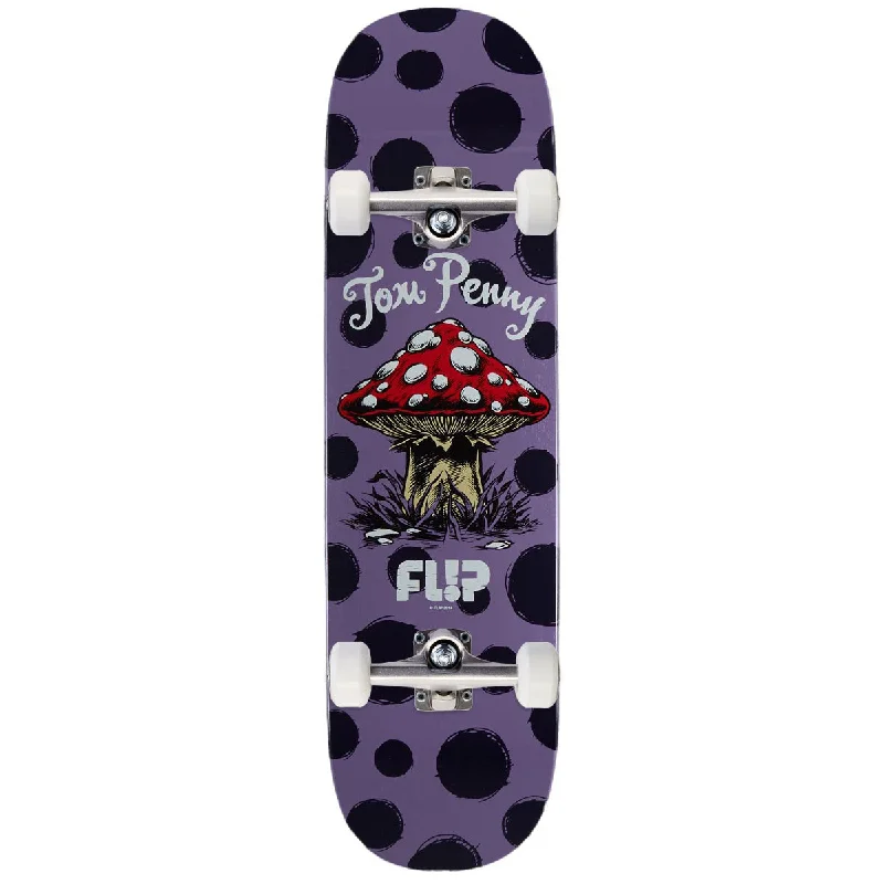 Flip Penny Dots Skateboard Complete - Purple - 8.375"