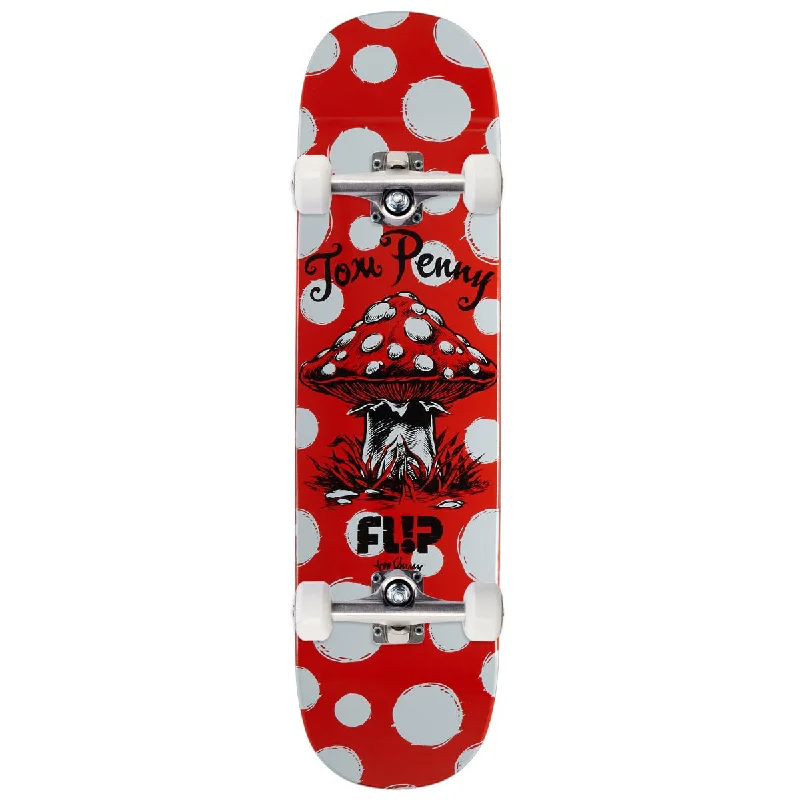 Flip Penny Dots Skateboard Complete - Red - 8.125"