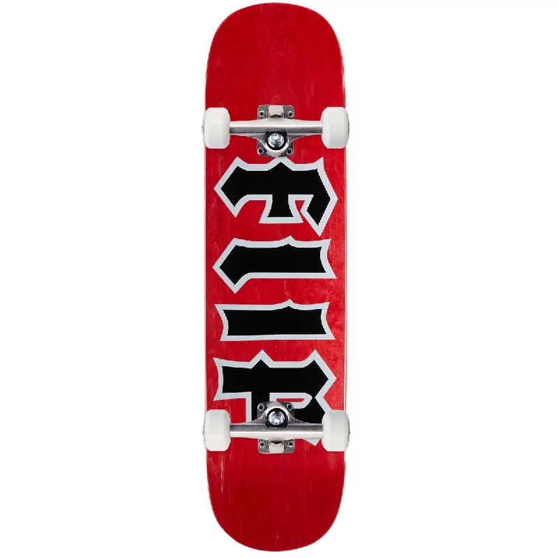 Flip Team Cancelled Skateboard Complete - Red Stain - 8.00"