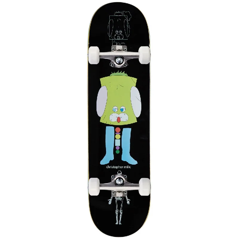 Frog Vector World Chris Milic Skateboard Complete - Black - 8.38"