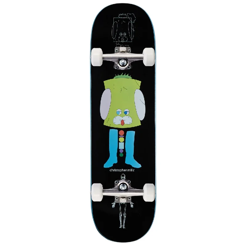 Frog Vector World Chris Milic Skateboard Complete - Black - 8.60"