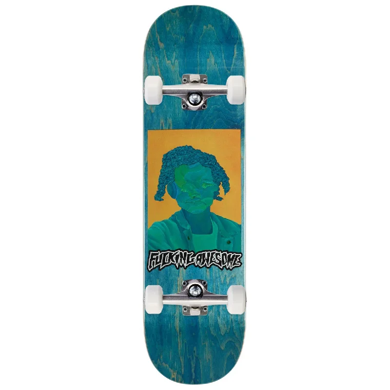 Fucking Awesome Beatrice Painted By Ranee Henderson Skateboard Complete - 8.25"