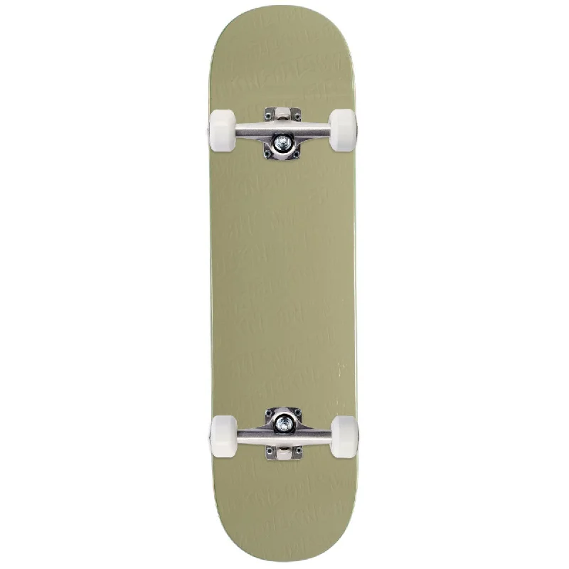 Fucking Awesome Khaki Stamp Embossed Skateboard Complete - 8.25"