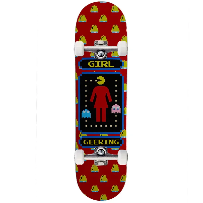 Girl x Pac-Man Geering Skateboard Complete - Red - 8.50"