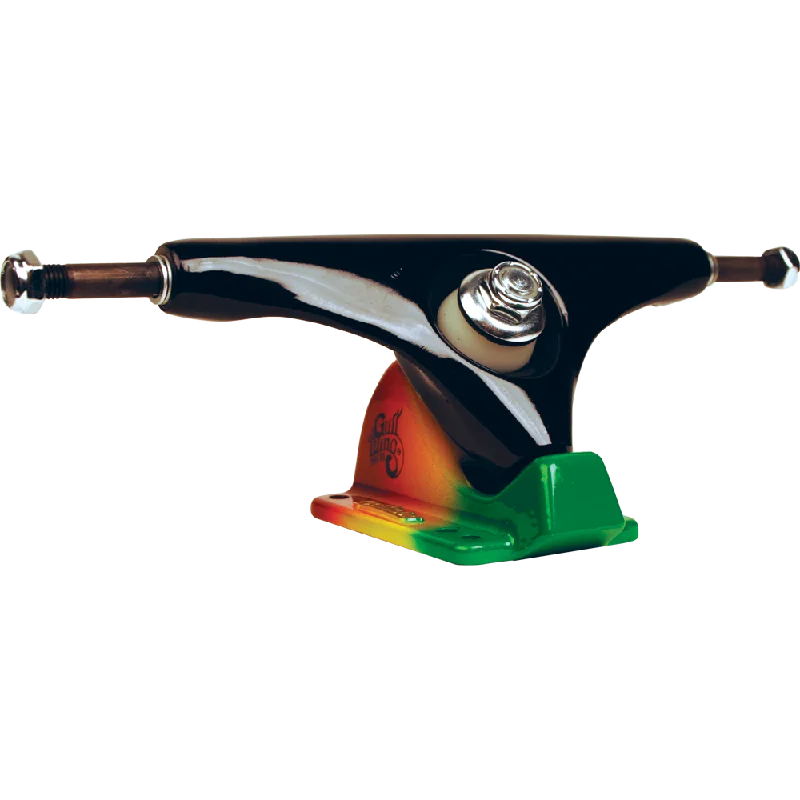 Gullwing Charger 9.0 Black/Rasta Longboard Trucks