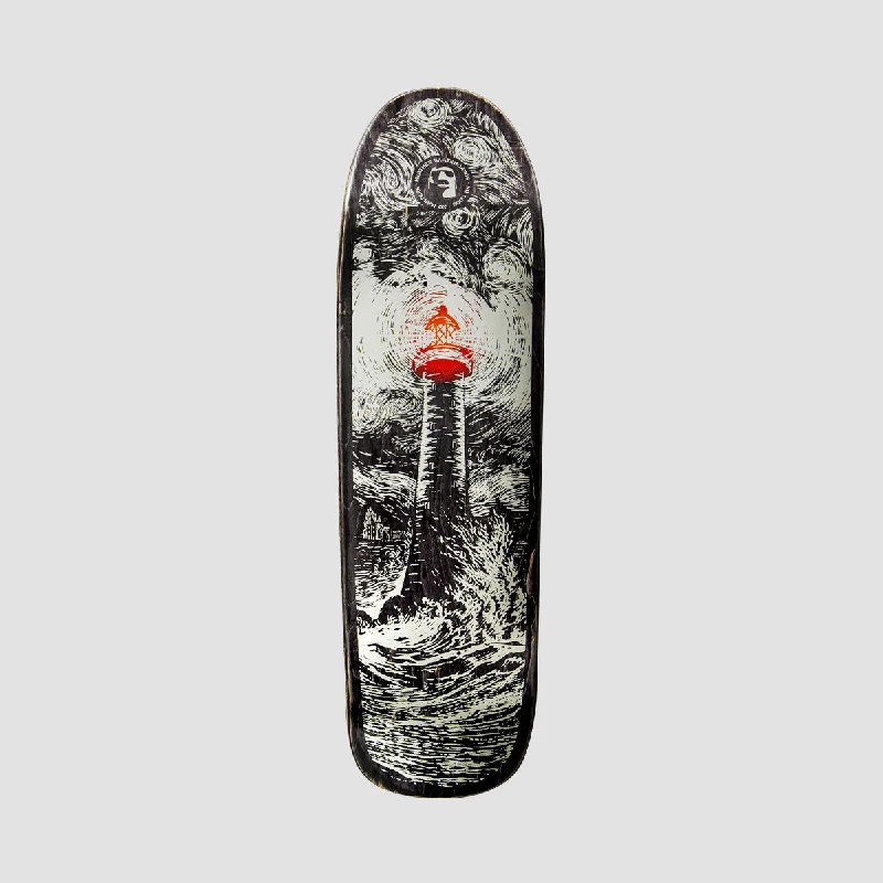 Heathen Lighthouse On Bomber Skateboard Deck - 9.25"