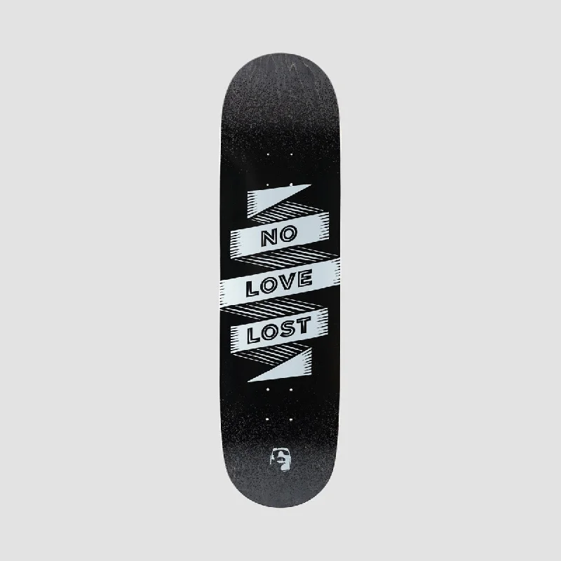 Heathen No Love Skateboard Deck Grey Stain - 8"