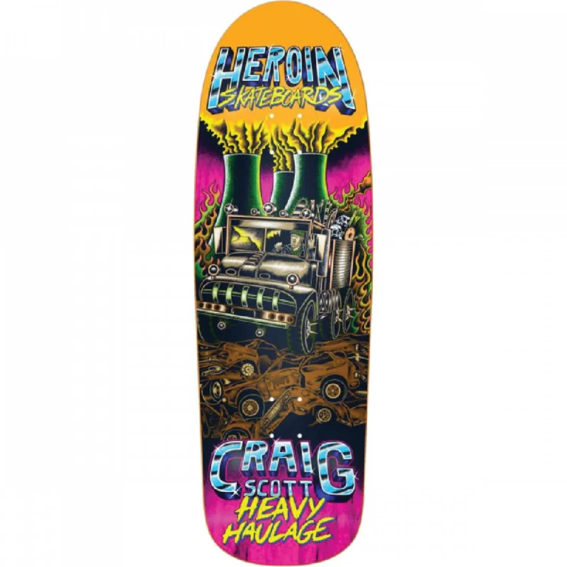 Heroin Questions Heavy Haulage 9.5" Skateboard Deck