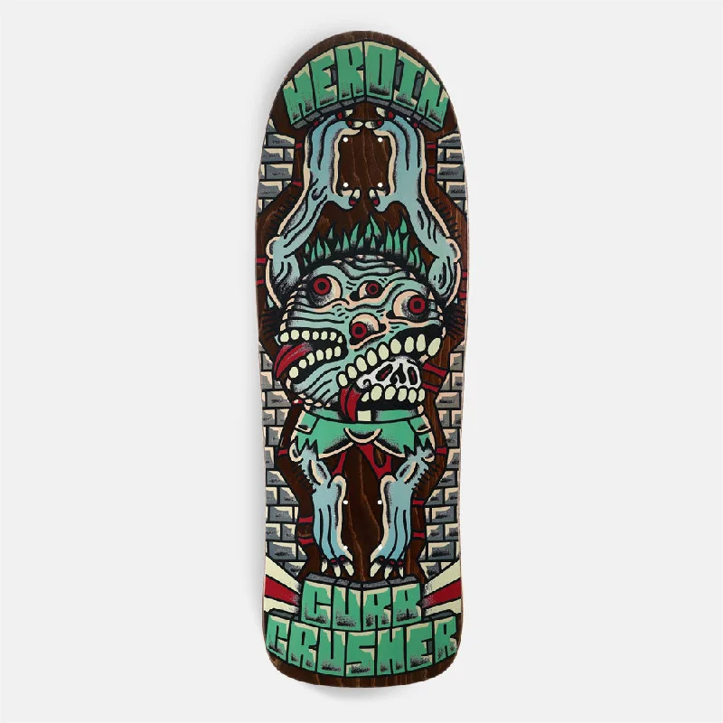 Heroin Skateboards - 10.25" Curb Crusher XL Crawe Skateboard Deck