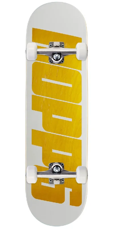 Hopps BigHopps Knockout Skateboard Complete - White - 8.75"