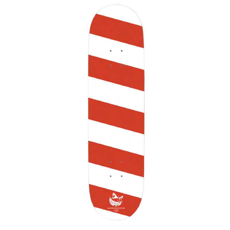 Hopps x Labor Barrier Skateboard Deck Red/White