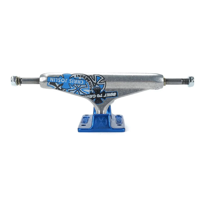 Independent Stage 11 Forged Hollow Chris Joslin Silver/Blue Standard Trucks