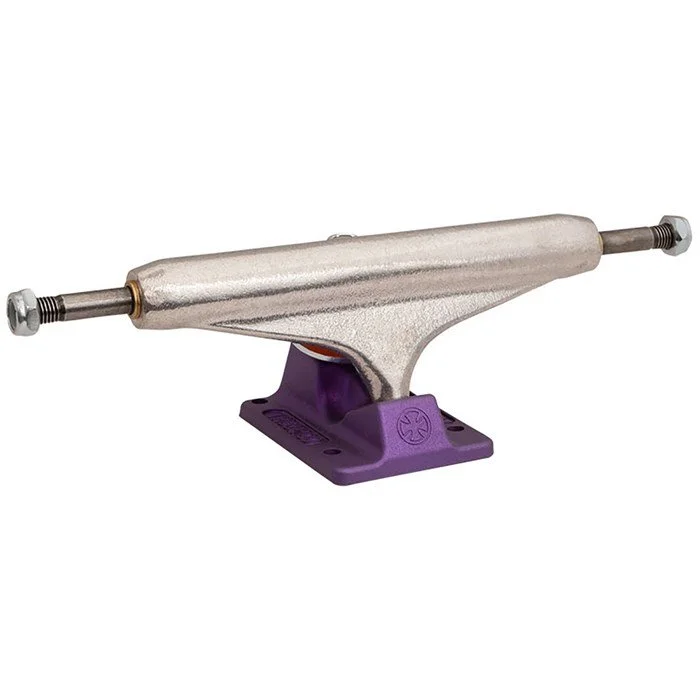 Independent Stage 11 Hollow Silver Ano Purple Standard Trucks