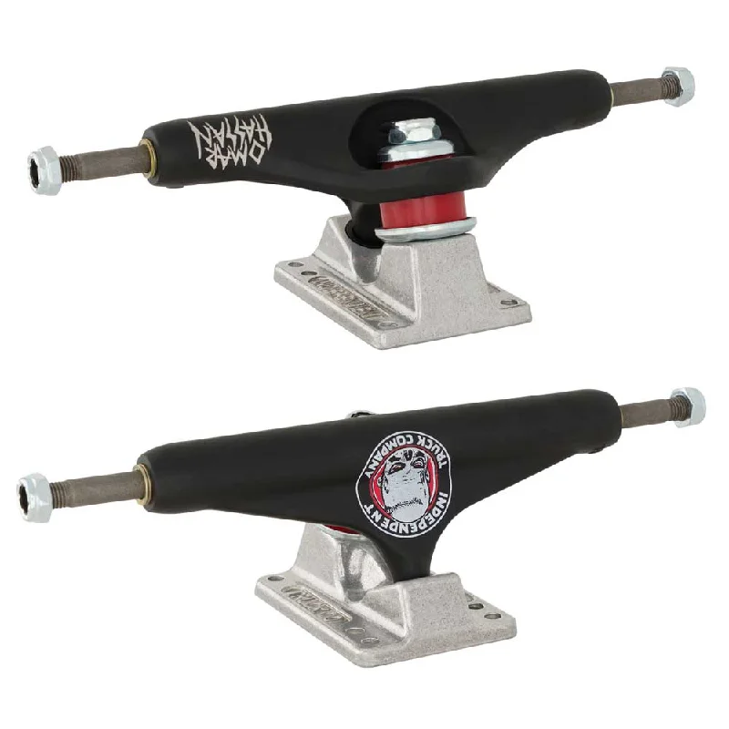 Independent Stage 11 Pro Omar Hassan Black Silver Standard Skateboard Trucks