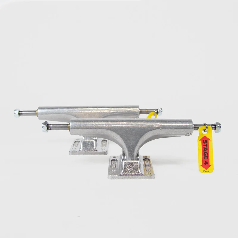 Independent Trucks - (PAIR) Indy 136 Stage 4 Skateboard Trucks - Polished