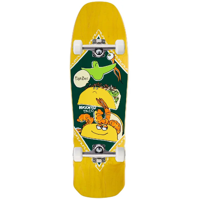 Krooked Barbee Shrimp Taco Skateboard Complete - 9.30"