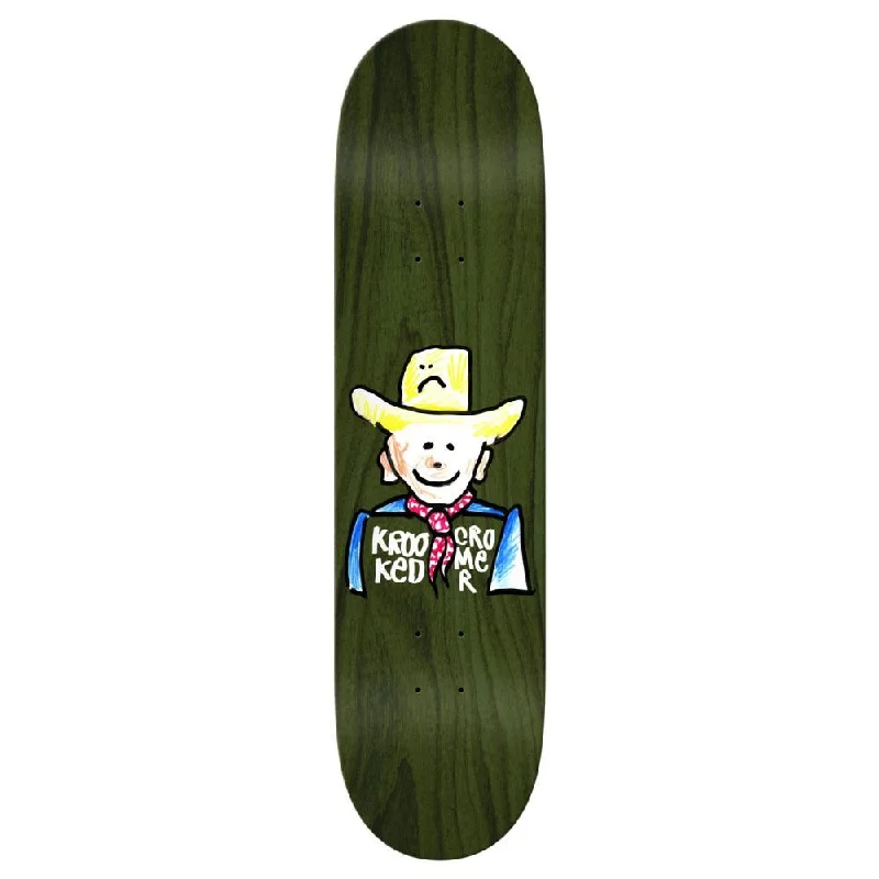 Krooked Deck Cromer Desperado Skateboard Deck - 8.06"