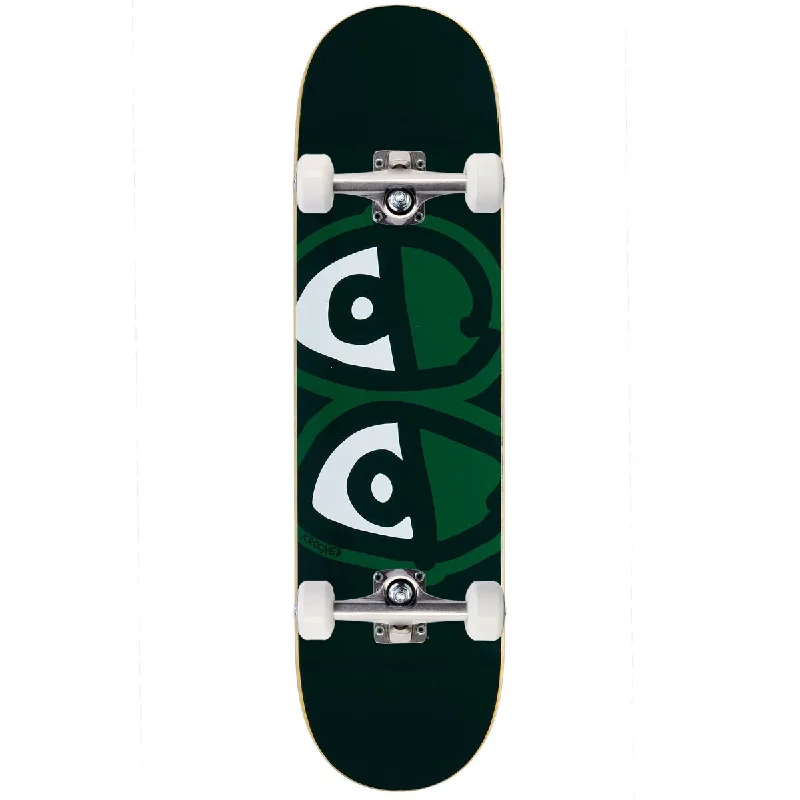 Krooked Eyes Easy Rider Skateboard Complete - Green - 8.25"