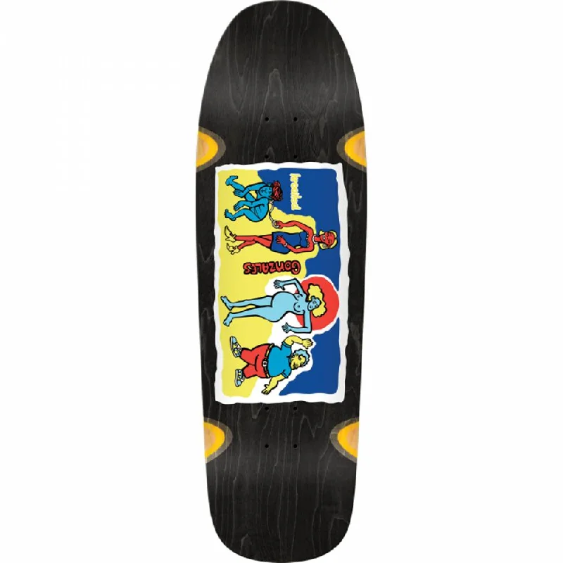 Krooked Gonz Family Affair 9.8" Black Wheel Wells Skateboard Deck