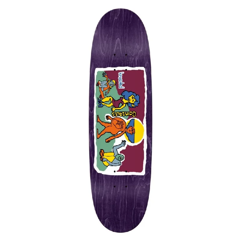 Krooked Gonz Stroll Skateboard Deck - 9.1"