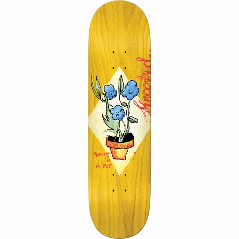 Krooked Knox Blue Flowers 8.5" Skateboard Deck