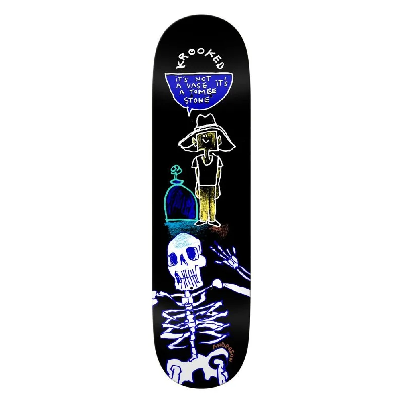 Krooked s Manderson Tombe Stone Skateboard Deck - 8.38"