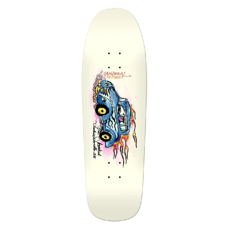 Krooked s Sandoval Atittude Skateboard Deck - 9.81"