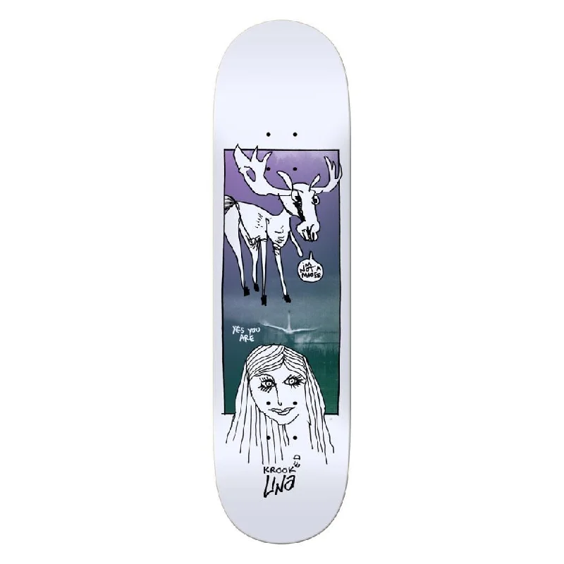 Krooked s Una Debate Skateboard Deck - 8.38"