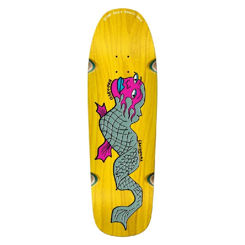 Krooked Sandoval Slow Feet Skateboard Deck - 9.81"