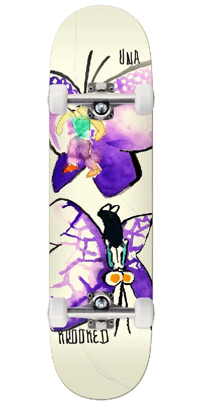 Krooked Una Butterflies Skateboard Complete - 8.28"