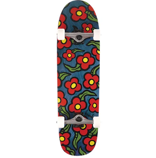 Krooked Wildstyle Flower Shaped Complete Skateboard 8.88"